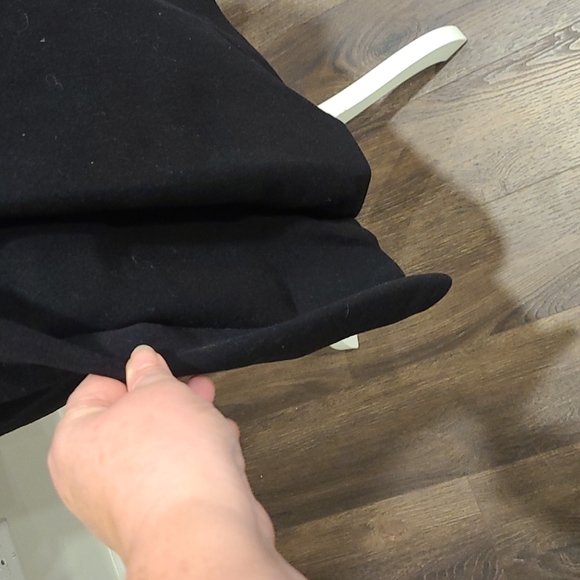 Zara double breasted black pea coat with gold buttons (wool/cashmere) - Picture 10 of 10